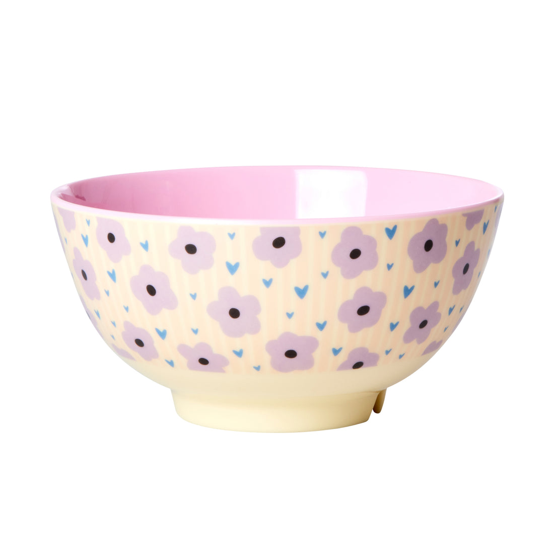 rice-dk-melamine-bowl-with-flowers-print-two-tone-medium-rice-melbw-flow