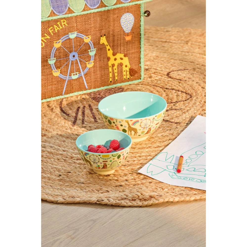 rice-dk-melamine-bowl-with-mint-fun-fair-print-medium-700ml-rice-melbw-fufami