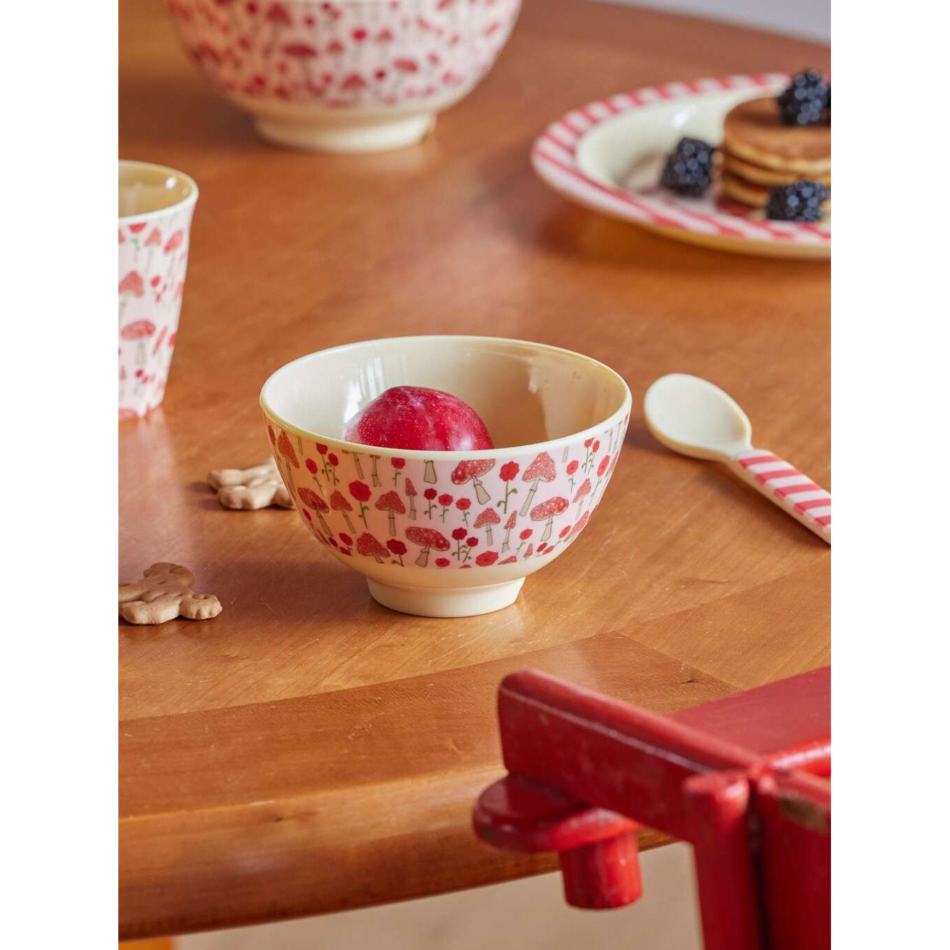 rice-dk-melamine-bowl-with-pink-happy-forest-medium-700-ml-rice-melbw-hafoi