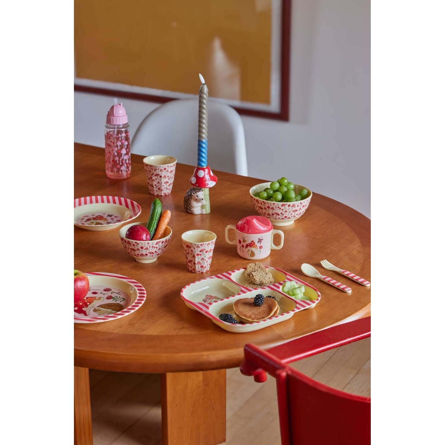 rice-dk-melamine-bowl-with-pink-happy-forest-medium-700-ml-rice-melbw-hafoi