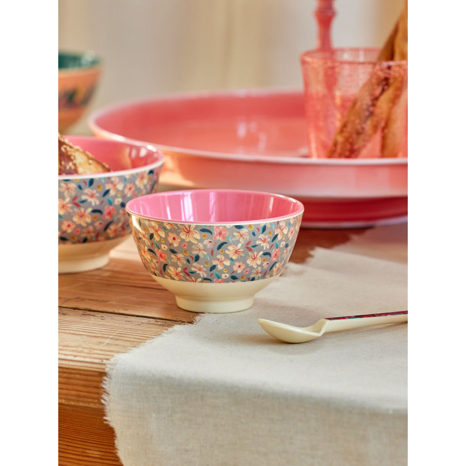 rice-dk-melamine-bowl-with-small-sandy-flower-print-small-300-ml-rice-melbw-ssandy