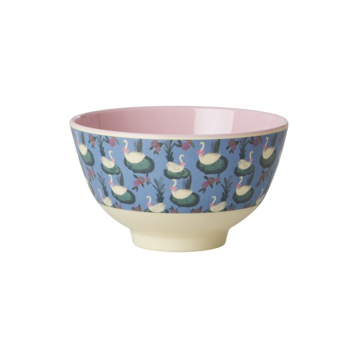 rice-dk-melamine-bowl-with-swan-lake-print-small-300-ml-rice-melbw-sswla
