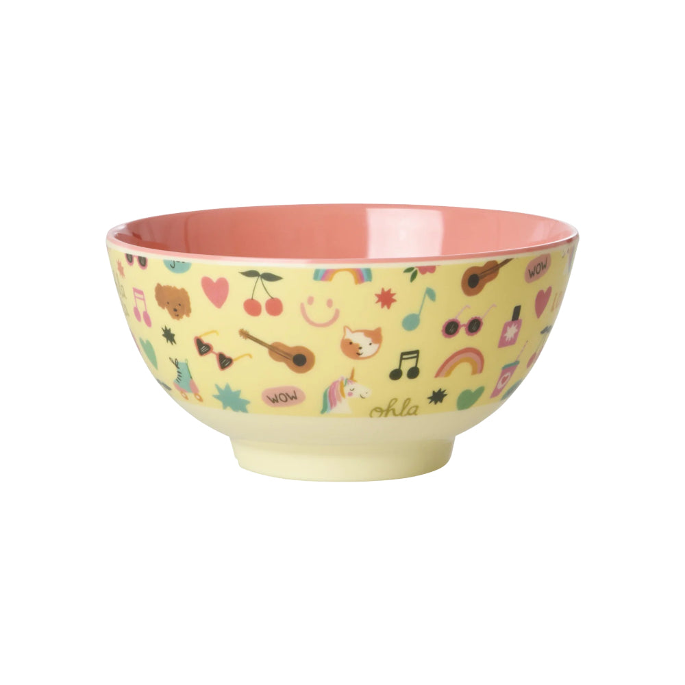 rice-dk-melamine-bowl-with-unicorn-love-print-medium-700ml-rice-melbw-unilo