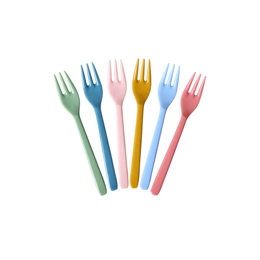 rice-dk-melamine-cake-forks-in-asst-all-you-need-is-love-and-colors-set-of-6-rice-mesfo-6zaw25