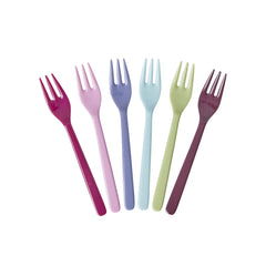 rice-dk-melamine-cake-forks-in-asst-colors-6-pack-rice-mesfo-6zaw23
