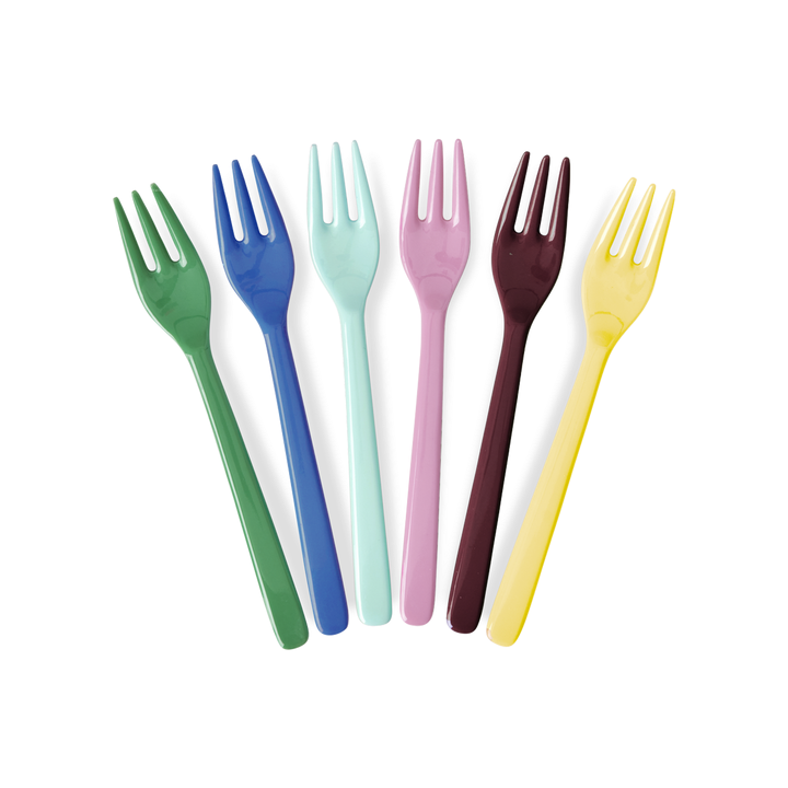 rice-dk-melamine-cake-forks-in-asst-show-your-true-colors-set-of-6-rice-mesfo-6zch5
