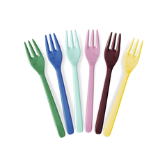 rice-dk-melamine-cake-forks-in-asst-show-your-true-colors-set-of-6-rice-mesfo-6zch5