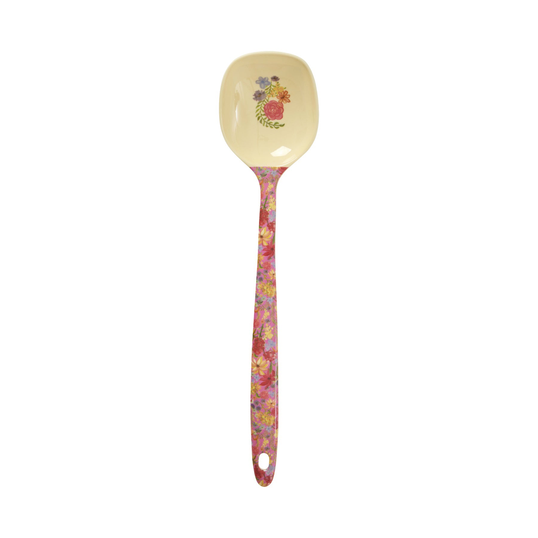 rice-dk-melamine-cooking-spoon-red-swedish-flower-print-rice-mekco-ss24xcswefl