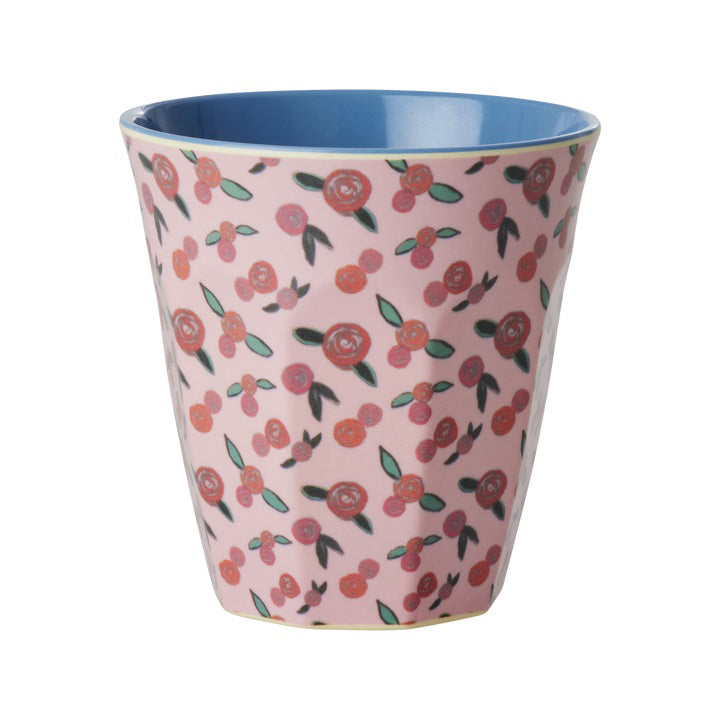 rice-dk-melamine-cup-with-a-rose-is-a-rose-print-medium-250-ml-rice-melcu-roro