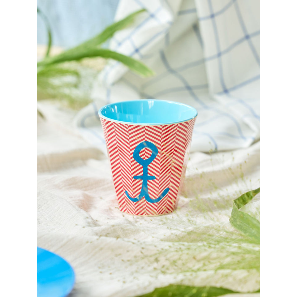 rice-dk-melamine-cup-with-anchor-print-medium-250-ml-rice-melcu-anc