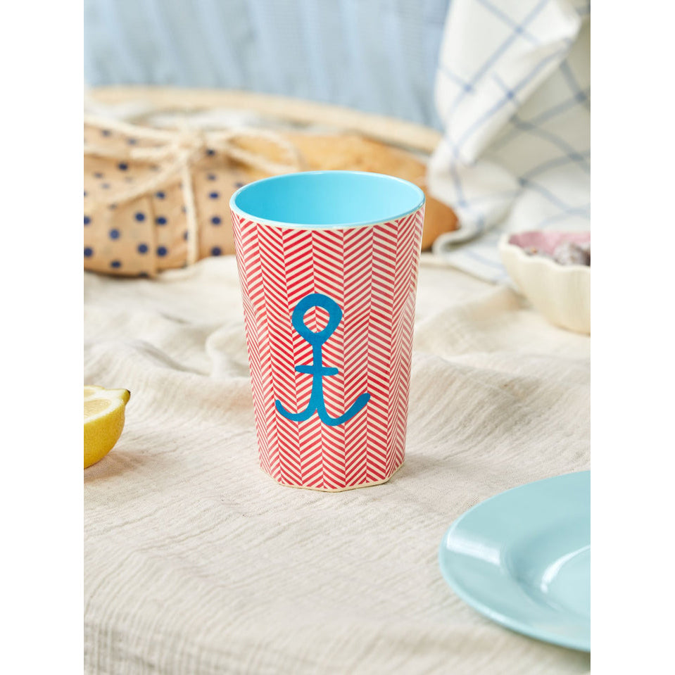 rice-dk-melamine-cup-with-anchor-print-tall-400-ml-rice-melcu-lanc