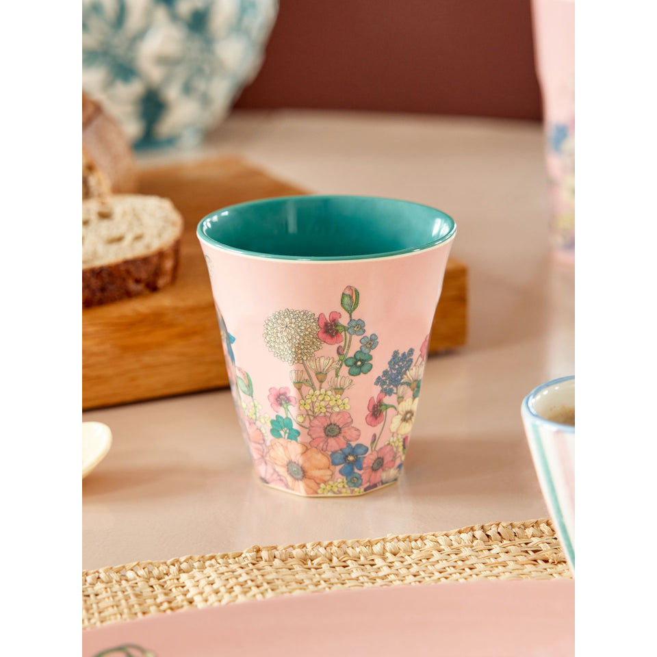 rice-dk-melamine-cup-with-flower-collage-print-soft-pink-medium-250-ml-rice-melcu-flcosi