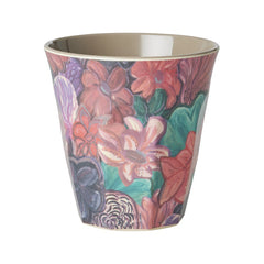 rice-dk-melamine-cup-with-forest-flower-print-medium-250-ml-rice-melcu-fofl