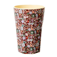 rice-dk-melamine-cup-with-forest-flower-print-tall-400-ml-rice-melcu-lfofl