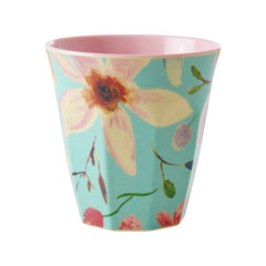 rice-dk-melamine-cup-with-selma-flower-print-mint-medium-250-ml-rice-melcu-selflmi