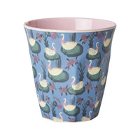 rice-dk-melamine-cup-with-swan-lake-print-medium-250-ml-rice-melcu-swla
