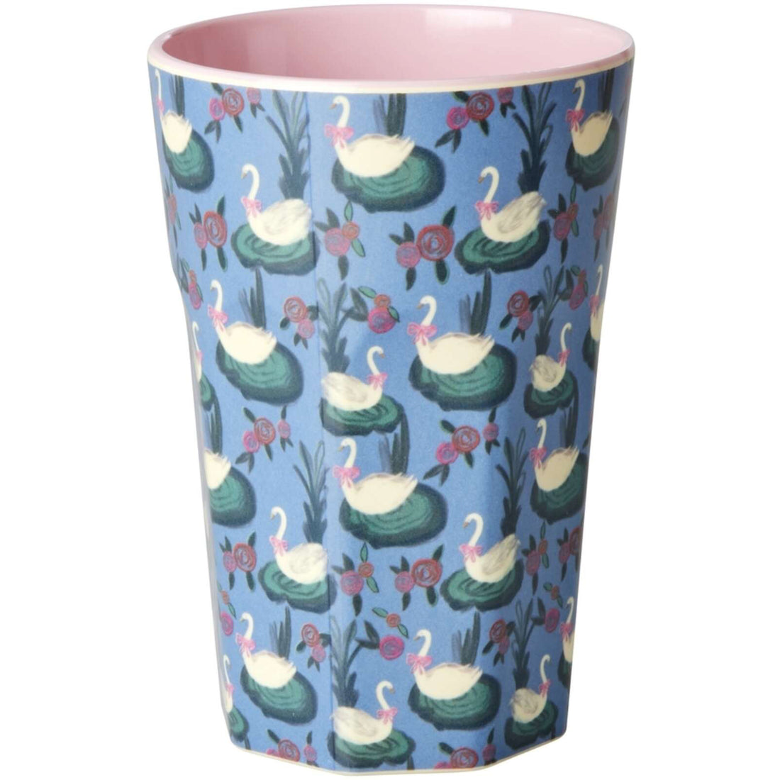 rice-dk-melamine-cup-with-swan-lake-print-tall-400-ml-rice-melcu-lswla