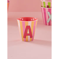 rice-dk-melamine-cup-with-the-letter-a-stripes-pinkish-medium-250ml-rice-melcu-alpstrai