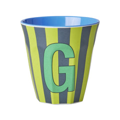rice-dk-melamine-cup-with-the-letter-g-stripes-blueish-medium-250ml-rice-melcu-alpstrgb