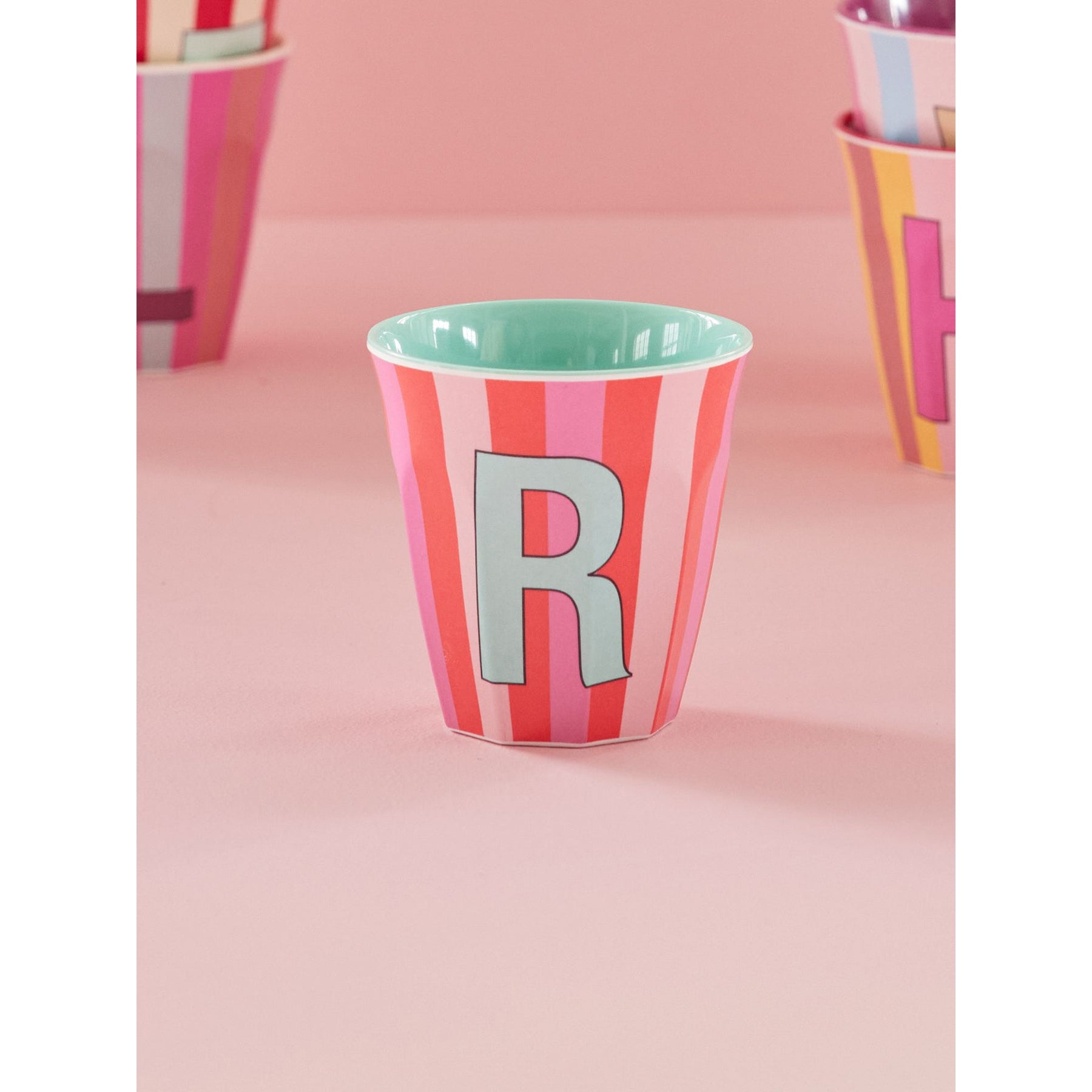 rice-dk-melamine-cup-with-the-letter-r-stripes-pinkish-medium-250ml-rice-melcu-alpstrri