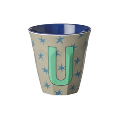 rice-dk-melamine-cup-with-the-letter-u-stars-medium-250-ml