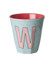 rice-dk-melamine-cup-with-the-letter-w-flowers-medium-250-ml