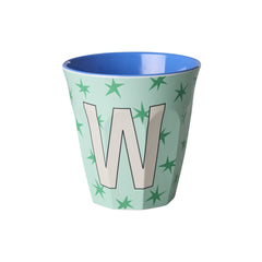 rice-dk-melamine-cup-with-the-letter-w-stars-medium-250-ml