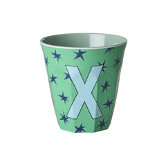 rice-dk-melamine-cup-with-the-letter-x-stars-medium-250-ml