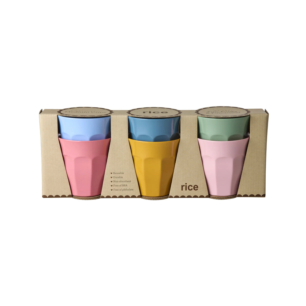 rice-dk-melamine-cups-in-asst-all-you-need-is-love-and-colors-medium-6-pack-250ml-rice-melcu-6zaw25