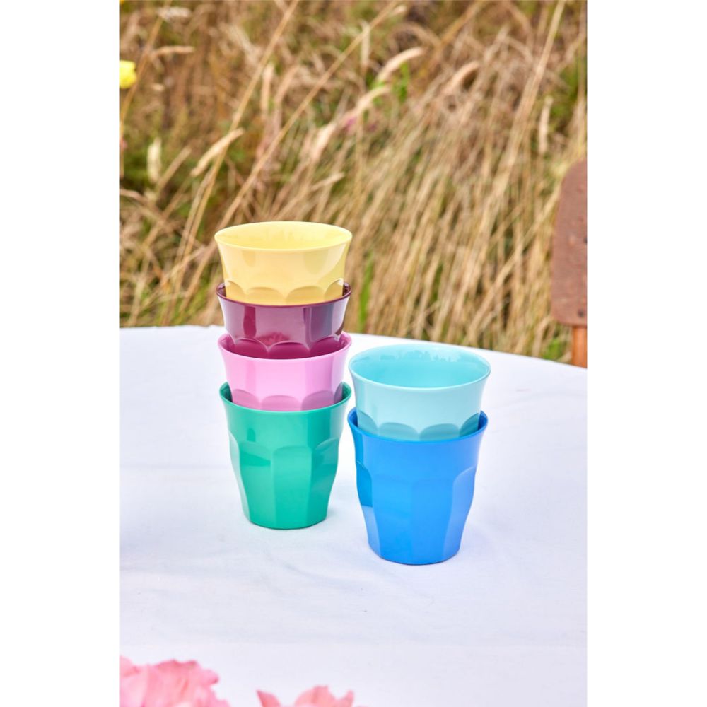 rice-dk-melamine-cups-in-asst-show-your-colors-medium-6-pack-250ml-rice-melcu-6zch5