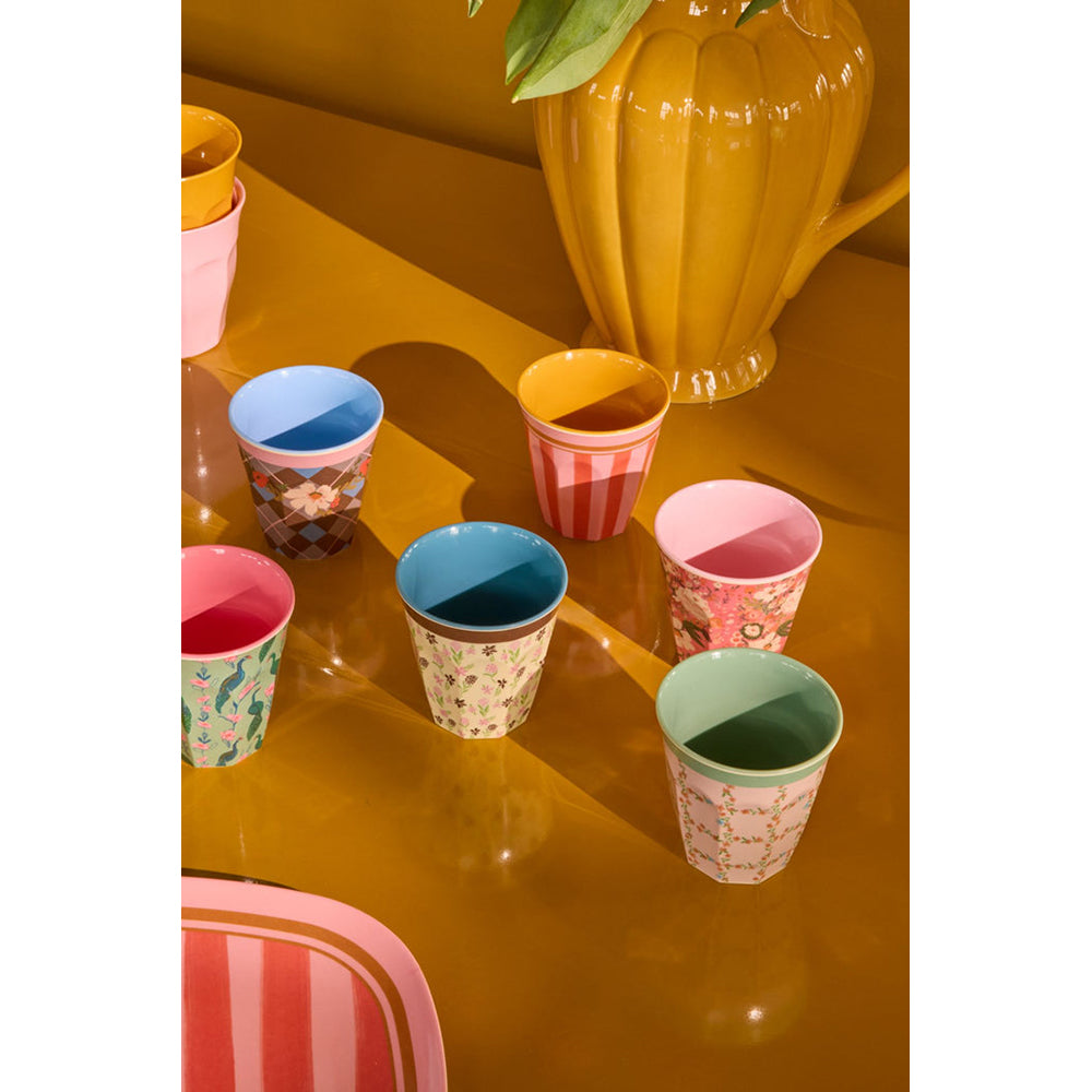 rice-dk-melamine-cups-with-all-you-need-is-love-and-prints-small-6-pack-160-ml