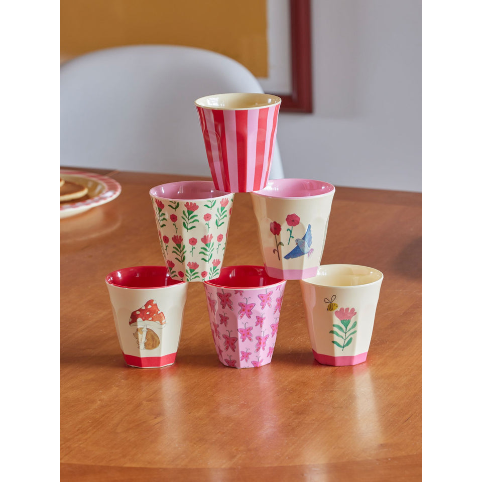 rice-dk-melamine-cups-with-asst-pink-happy-forest-prints-small-6-pack-160-ml-rice-melcu-6zshafoi