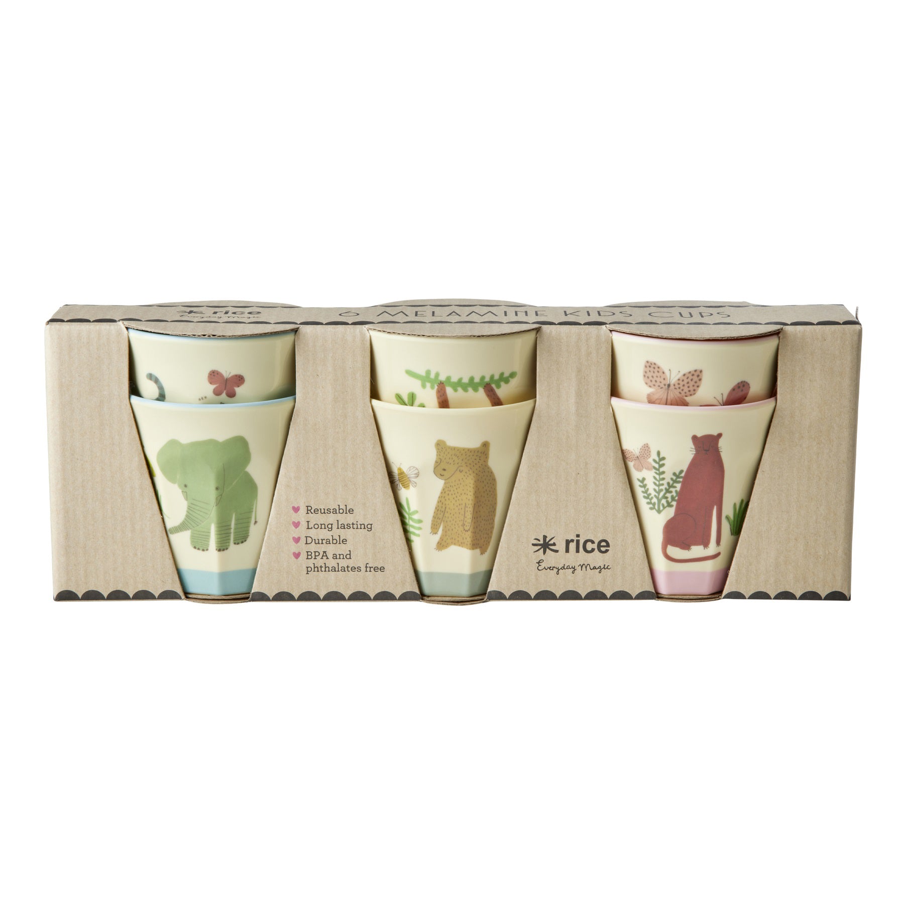 rice-dk-melamine-cups-with-asst-sweet-jungle-prints-small-6-pack-160ml-rice-melcu-6zsswjuntoto