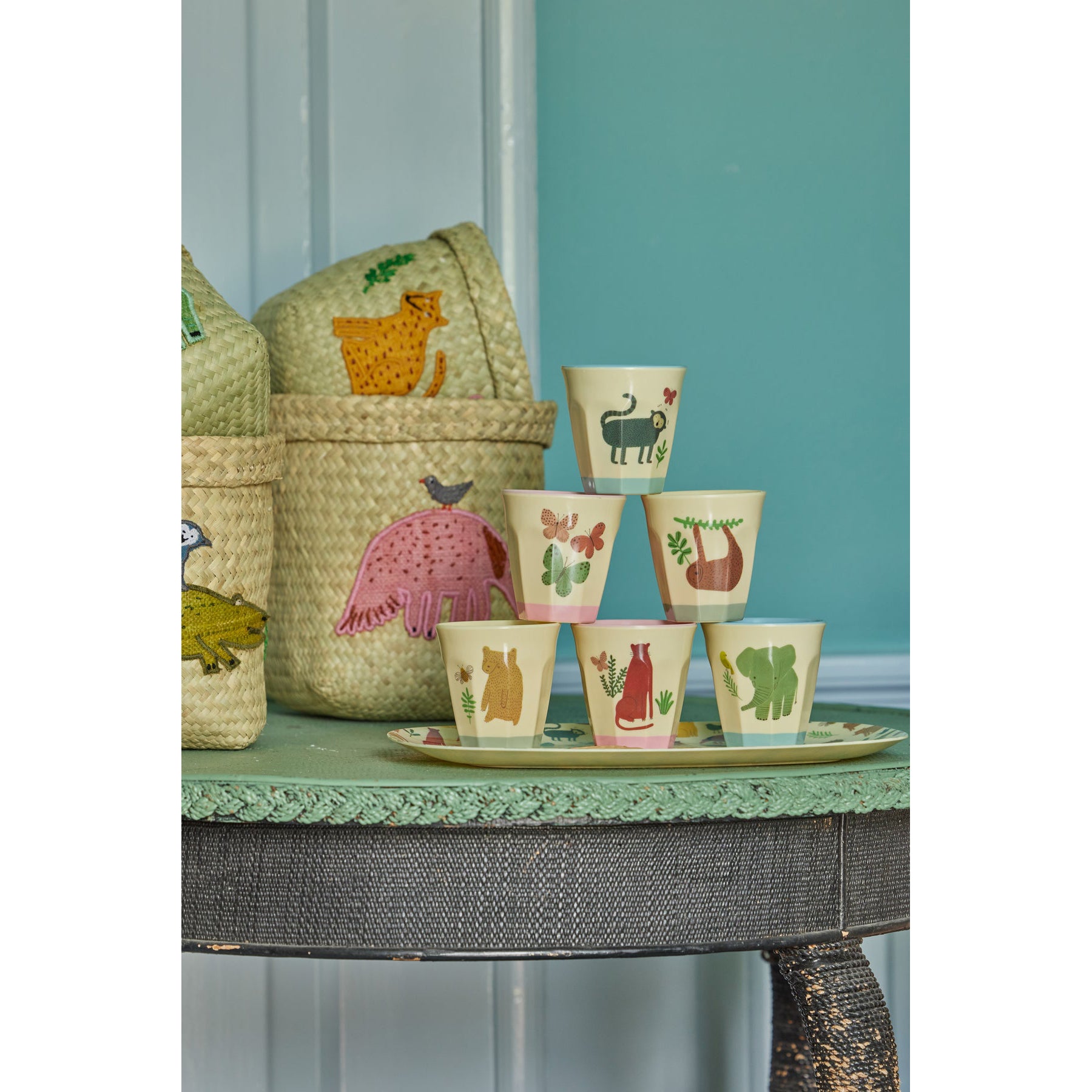 rice-dk-melamine-cups-with-asst-sweet-jungle-prints-small-6-pack-160ml-rice-melcu-6zsswjuntoto