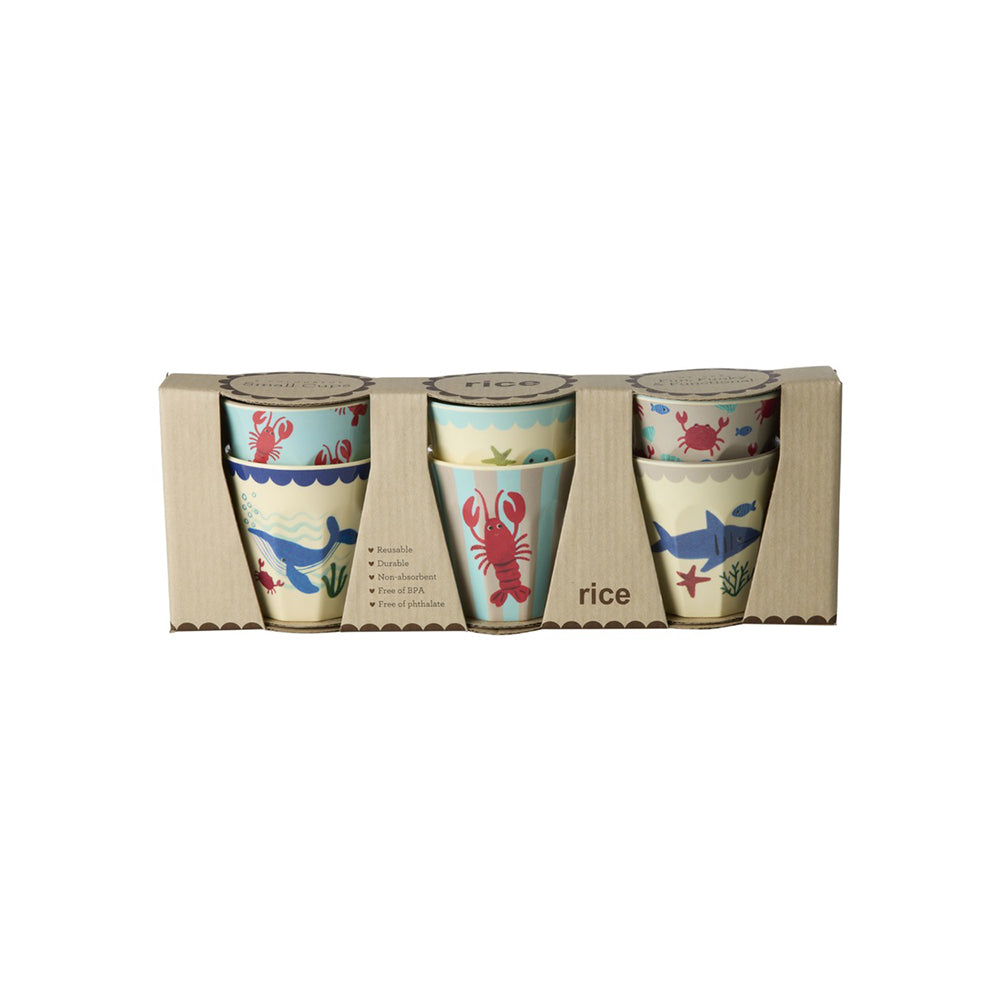 rice-dk-melamine-cups-with-blue-ocean-prints-small-6-pack-160-ml