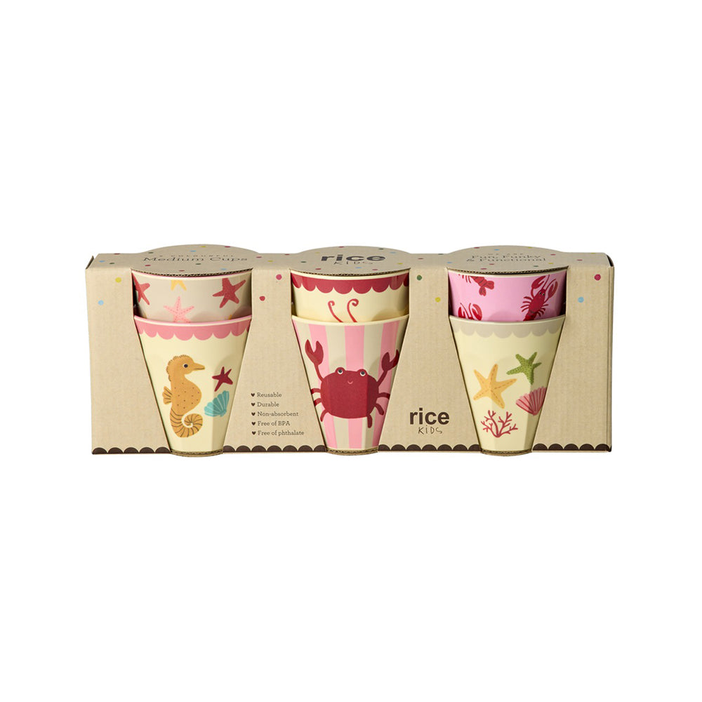 rice-dk-melamine-cups-with-coral-ocean-prints-medium-6-pack-250-ml