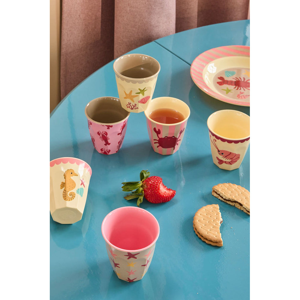 rice-dk-melamine-cups-with-coral-ocean-prints-small-6-pack-160-ml