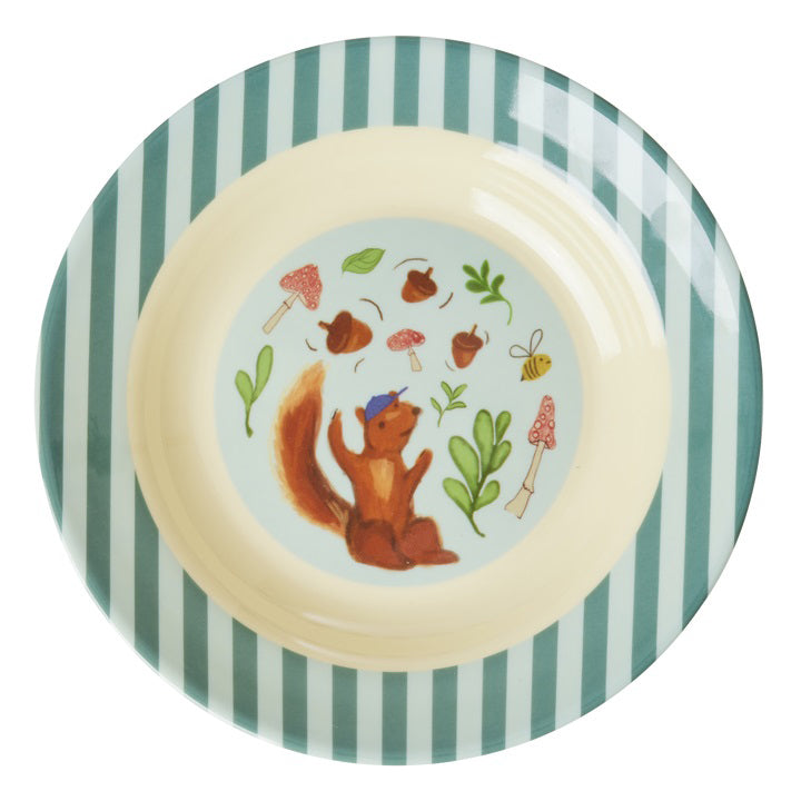rice-dk-melamine-kids-bowl-with-blue-happy-forest-print-250-ml-rice-kibow-hafob