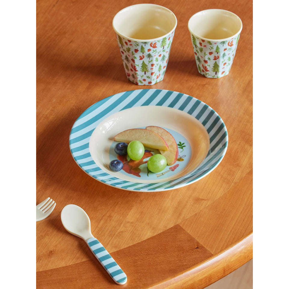 rice-dk-melamine-kids-bowl-with-blue-happy-forest-print-250-ml-rice-kibow-hafob