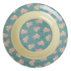 rice-dk-melamine-kids-bowl-with-flying-pig-print-250-ml-rice-kibow-flyp