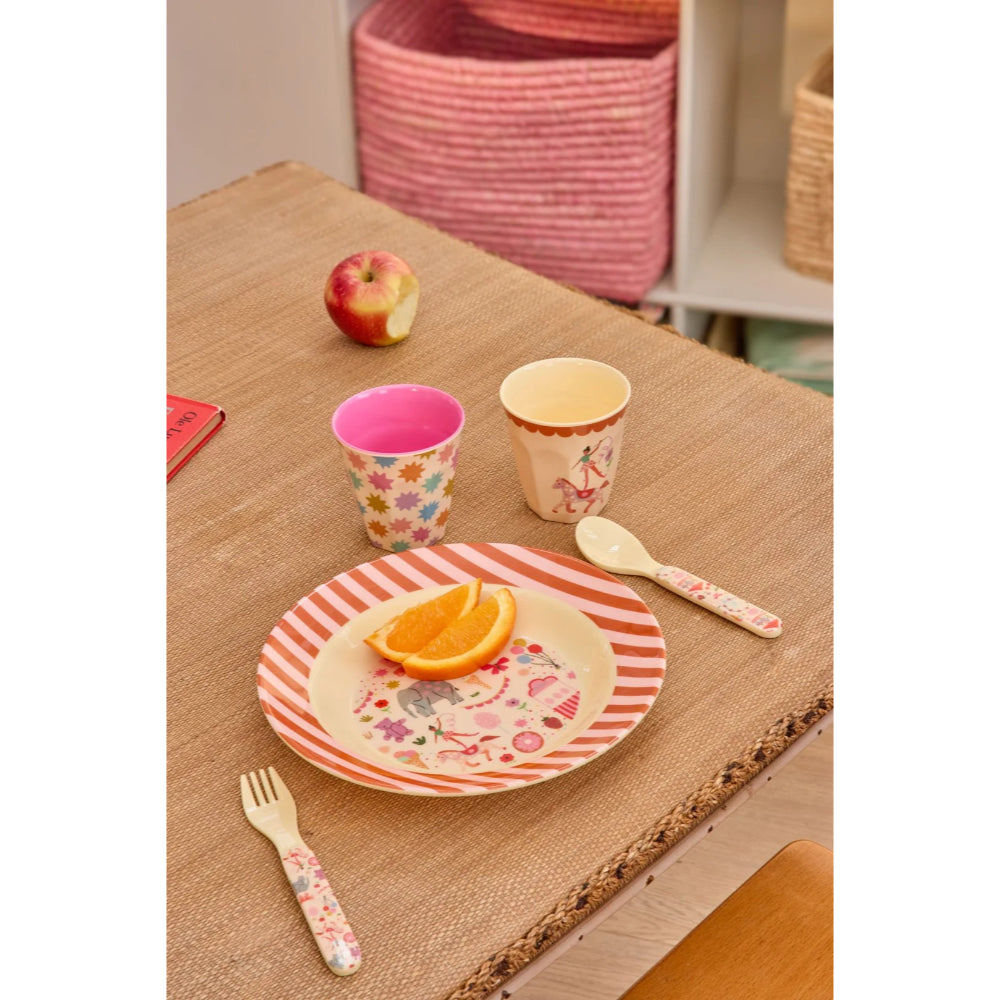 rice-dk-melamine-kids-bowl-with-pink-fun-fair-print-250ml-rice-kibow-fufai