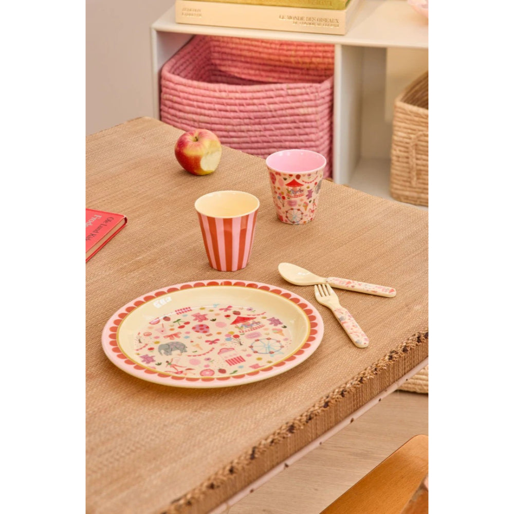 rice-dk-melamine-kids-cup-with-pink-fun-fair-print-small-160ml-rice-kicup-fufai