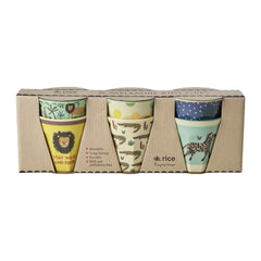 rice-dk-melamine-kids-cups-with-asst-jungle-prints-small-6-pack-160-ml