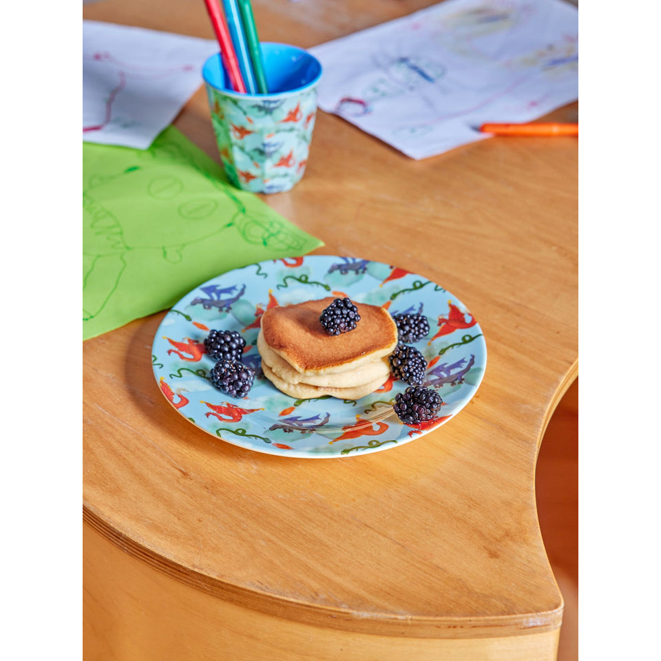 rice-dk-melamine-kids-side-plate-with-dragon-print-rice-mespl-dra