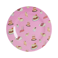 rice-dk-melamine-kids-side-plate-with-sweet-cake-print-rice-mespl-swca