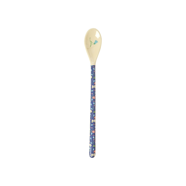rice-dk-melamine-latte-spoon-navy-blue-butterfly-field-print-rice-melsp-lss24xcbufi