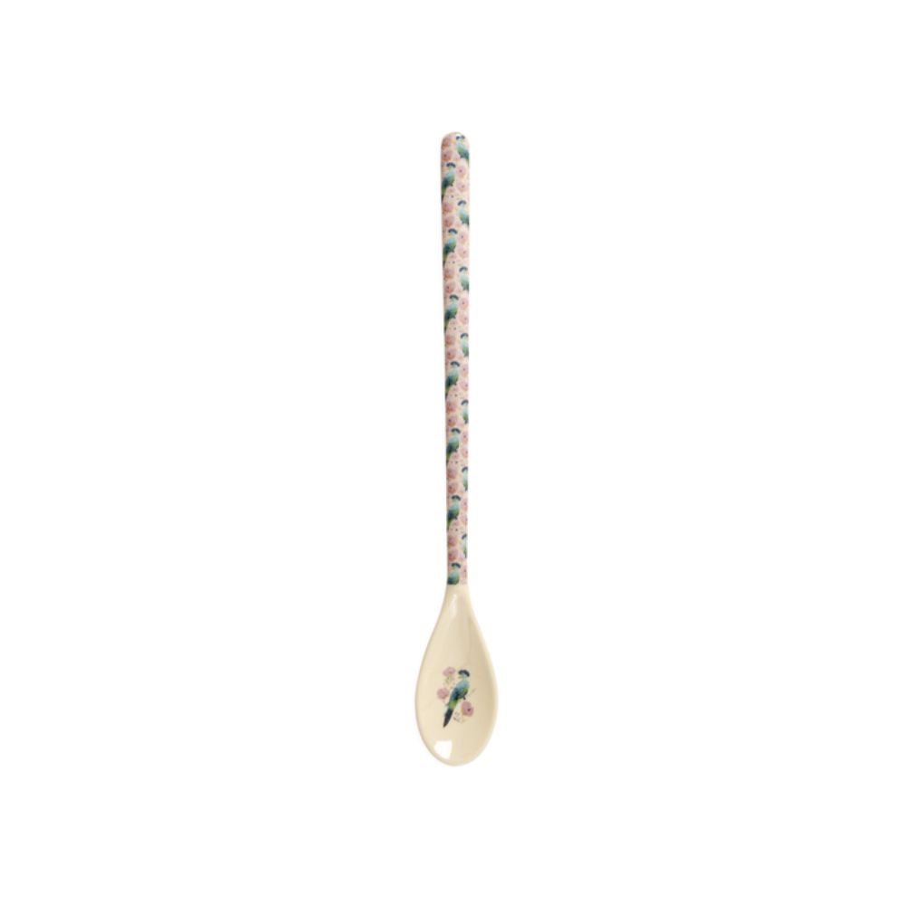 rice-dk-melamine-latte-spoon-with-exotic-bird-print-rice-melsp-lch5xcpexbi