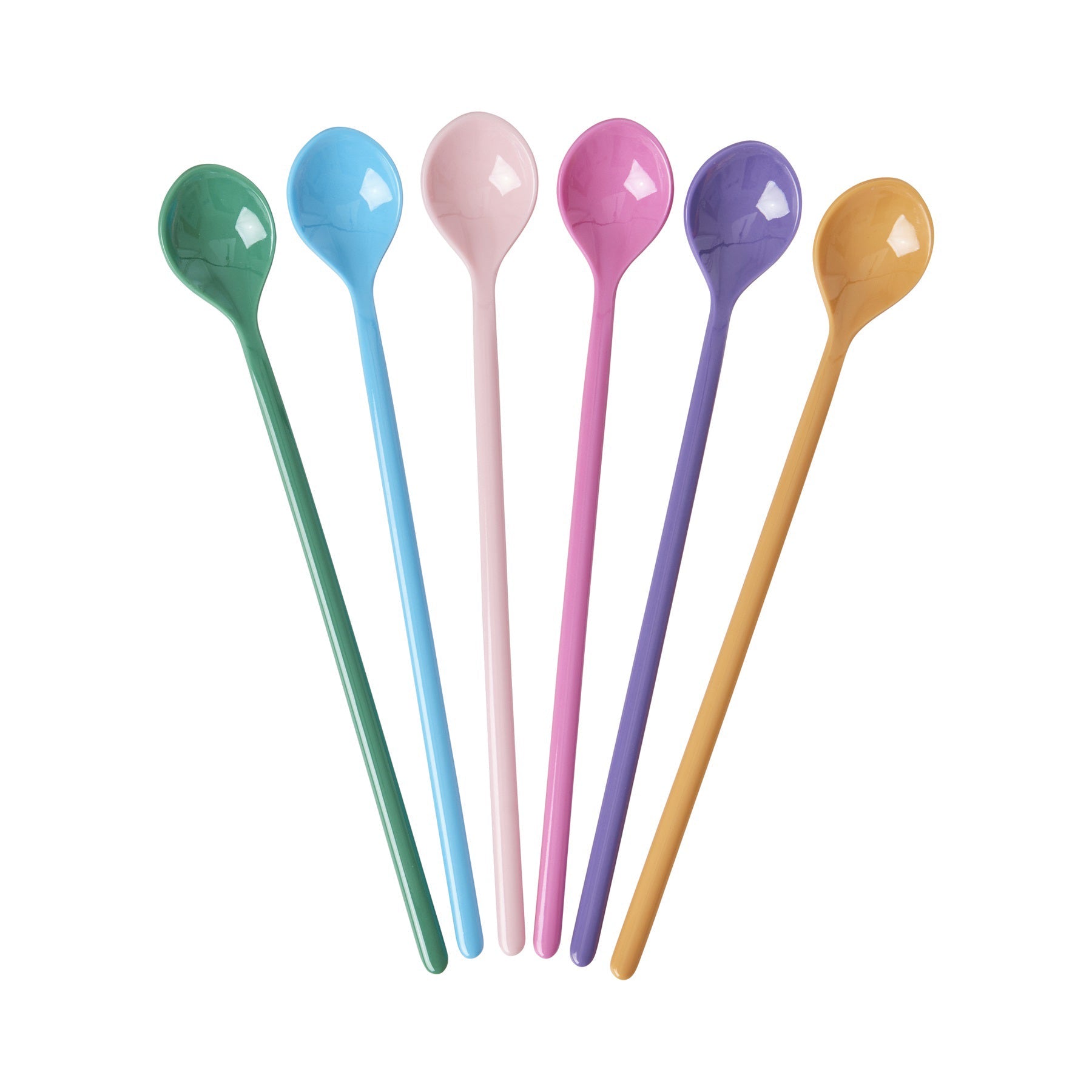 rice-dk-melamine-latte-spoons-in-6-asst-colors-bundle-of-6-rice-mespo-6zlss24