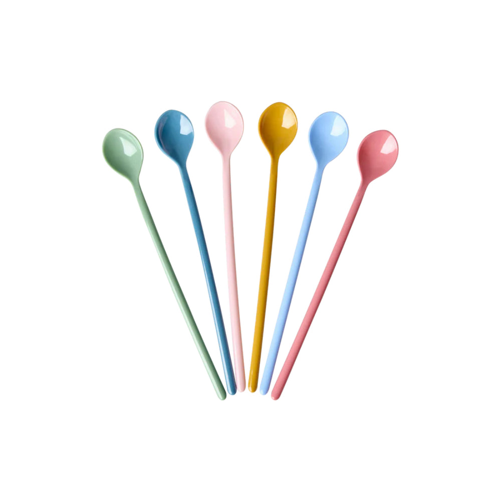 rice-dk-melamine-latte-spoons-in-asst-all-you-need-is-love-and-colors-set-of-6-rice-mespo-6zlaw25