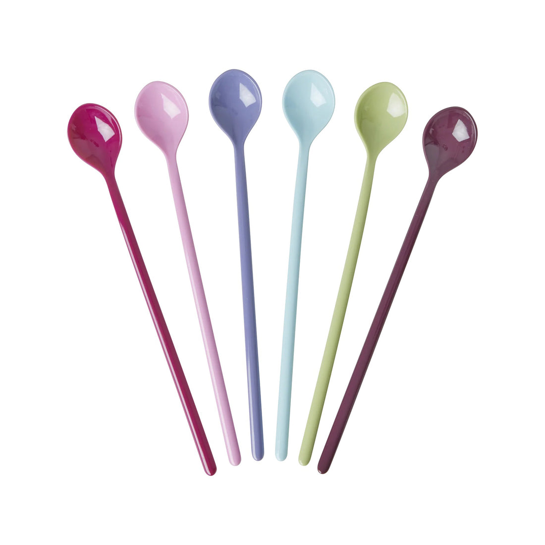 rice-dk-melamine-latte-spoons-in-asst-colors-6-pack-rice-mespo-6zlaw23